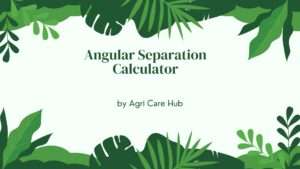 Angular Separation Calculator