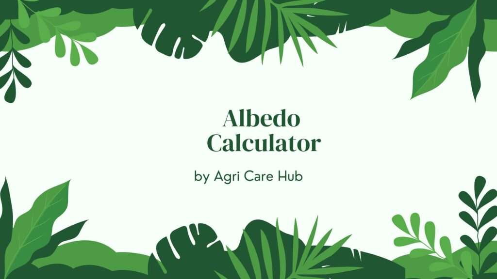 Albedo Calculator