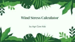Wind Stress Calculator