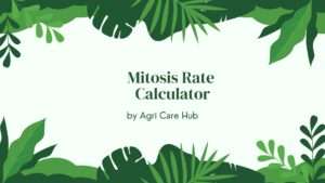 Mitosis Rate Calculator