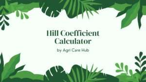 Hill Coefficient Calculator
