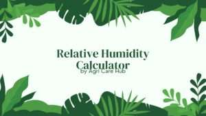 Relative Humidity Calculator