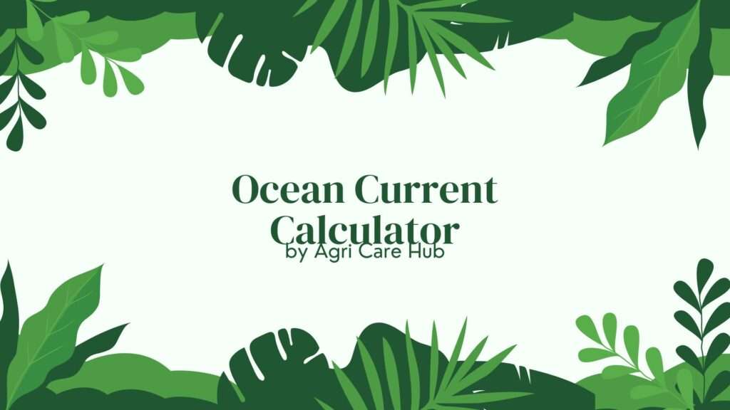 Ocean Current Calculator