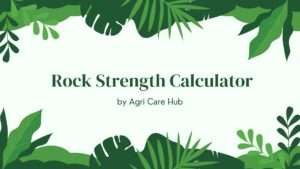 Rock Strength Calculator
