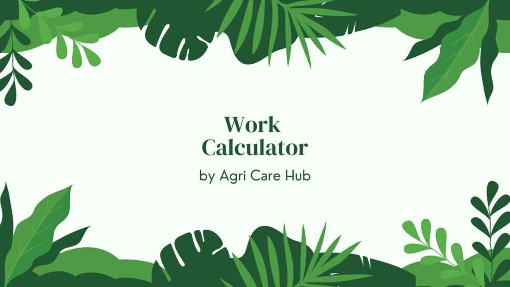Work Calculator