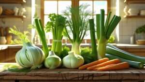 a couple of vegetables