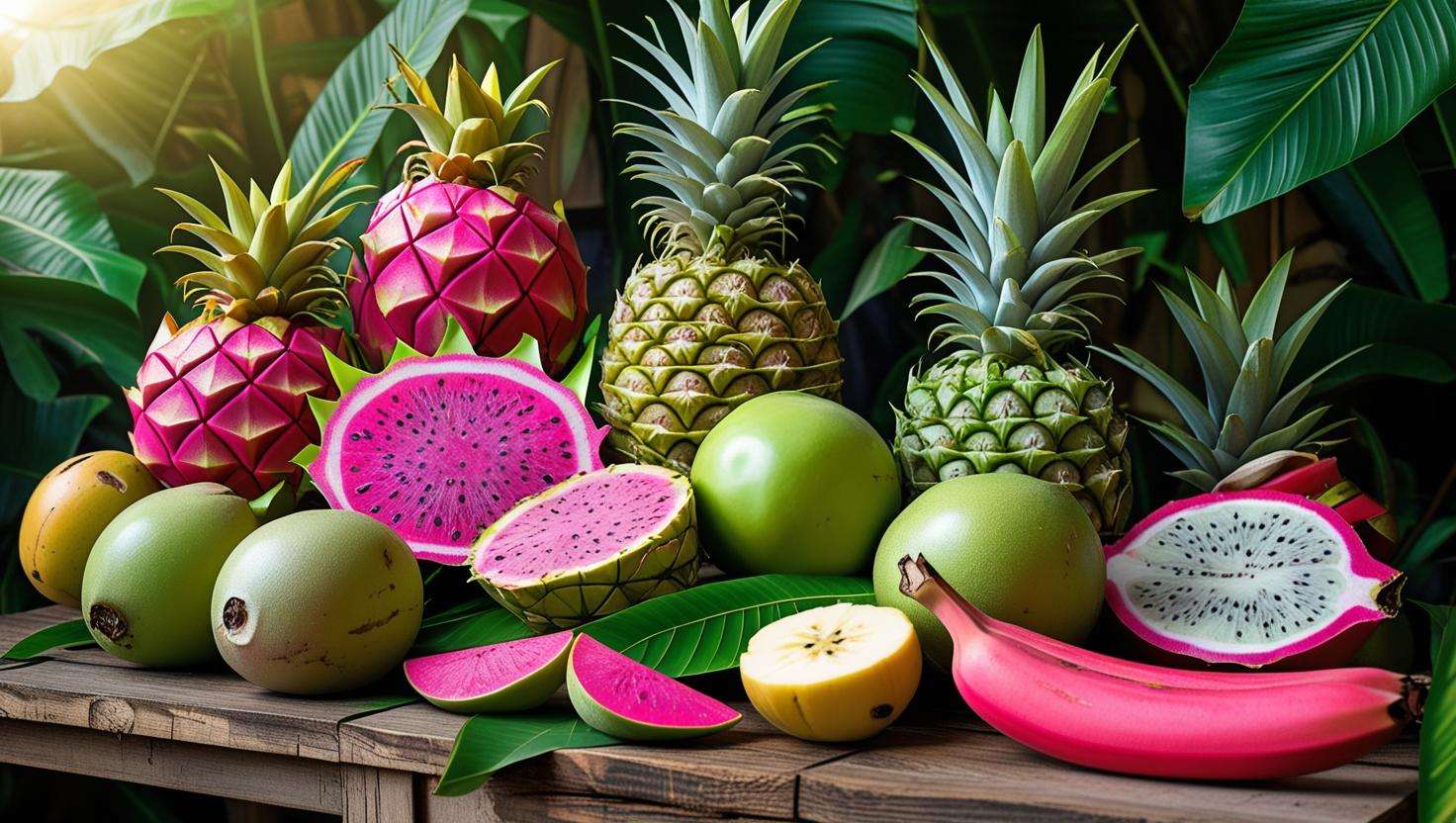 Green and Pink Tropical Fruit: Grow & Repot Easily