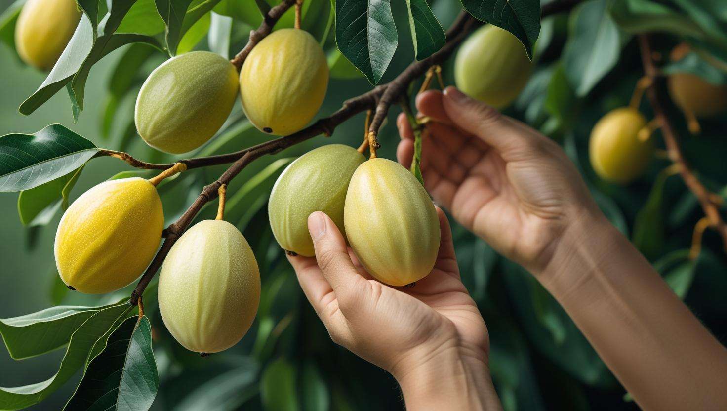 Oblong Yellow-Green Fruit Tree: Identification & Care Tips