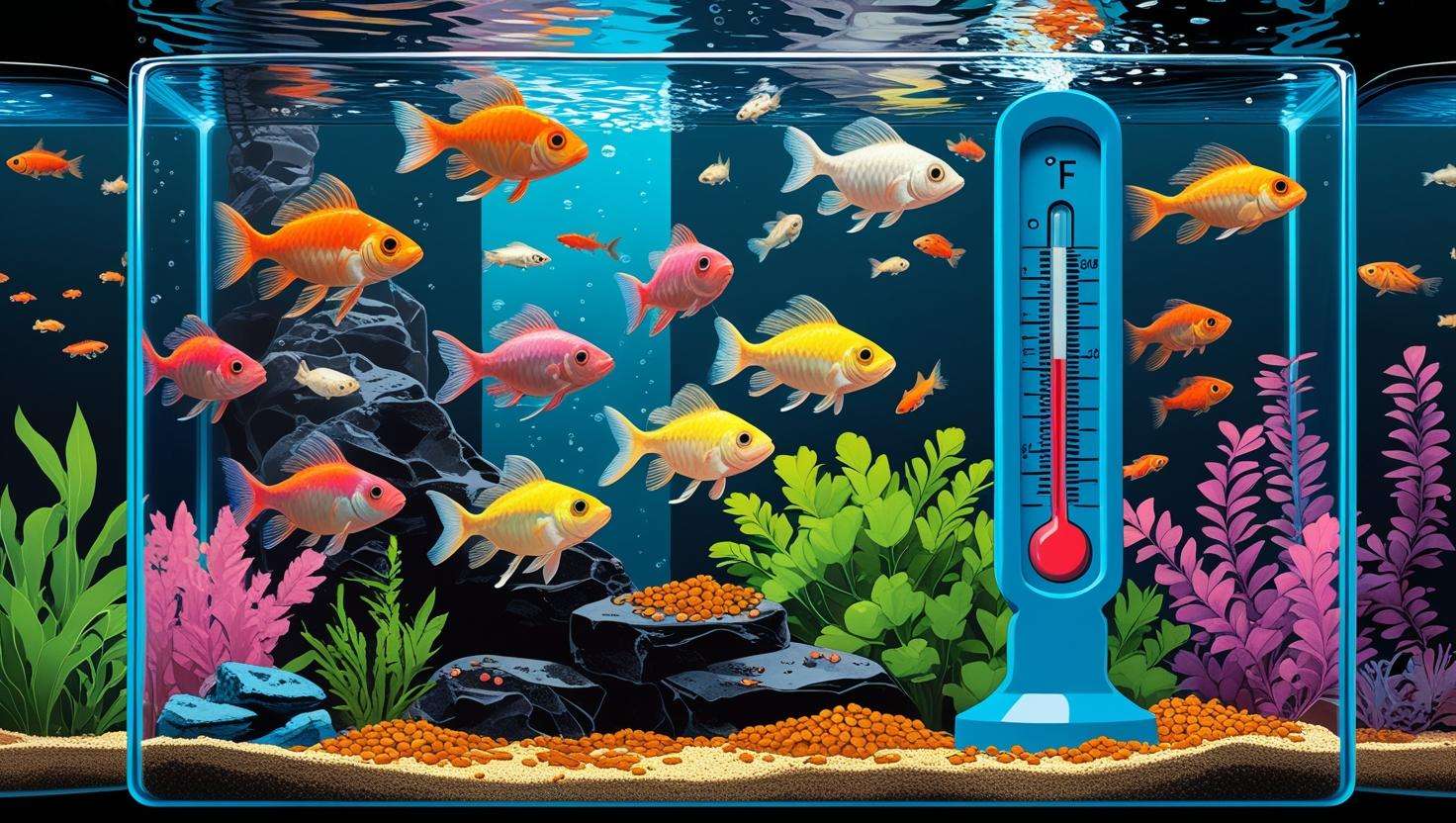  A visual highlighting the common mistakes, like overcrowding, overfeeding, and ignoring water temperature.