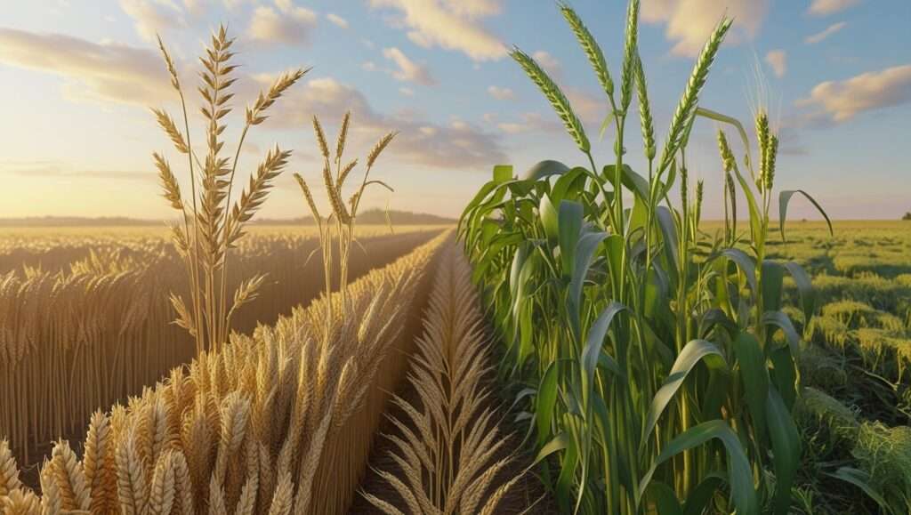 a big wide field of crops