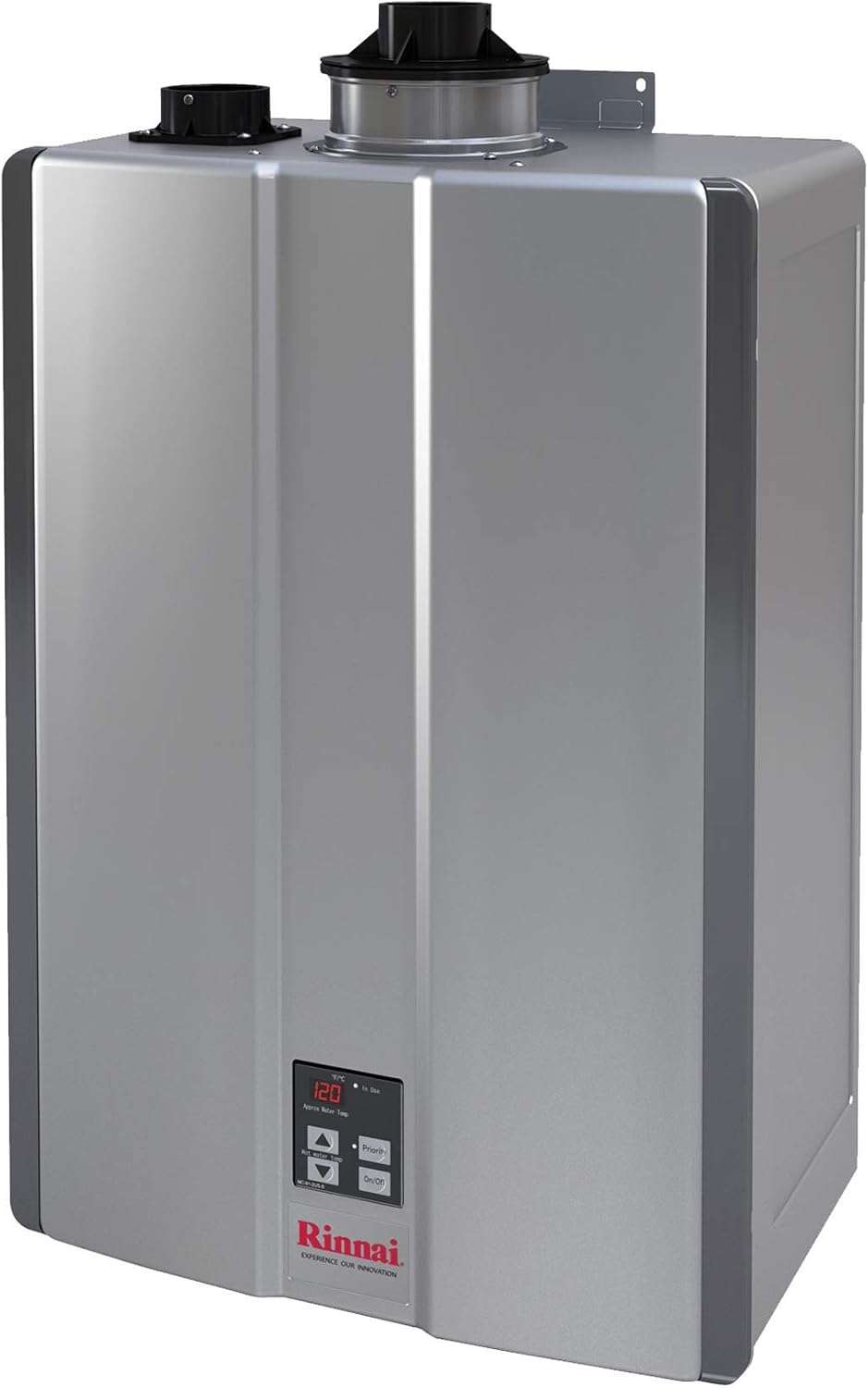 Rinnai RU199iN Condensing Tankless Hot Water Heater, 11 GPM, Natural Gas, Indoor Installation