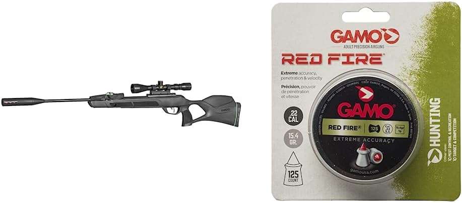 Gamo Swarm Magnum 10X GEN3i Inertia Fed .22 Caliber Break Barrel air Rifle. High Power 10-Shot Pellet air Gun. 1,300 fps Velocity.