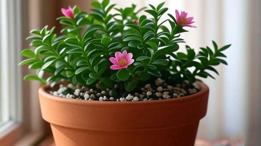 Calandiva Plant in pot near window with bright indirect light