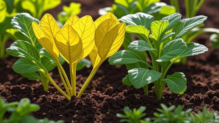 Comparison of overwatered and healthy leaf of life plant
