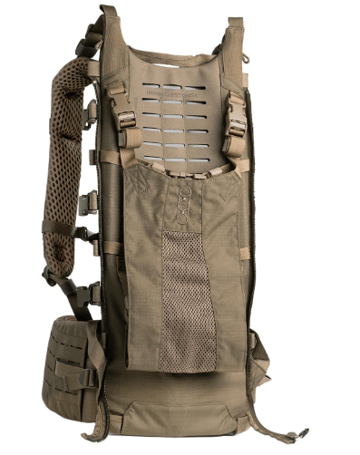 Eberlestock Modframe Hunting Pack Frame – Ultra-Durable, Lightweight Modular Backpack System – Adjustable Fit, Load Shelf, and Compression Straps – Compatible with EMOD Accessories – Military Green