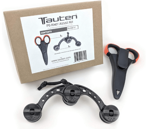 FG Knot Assist Kit - Fishing Knot Tying Tool for Braid to Monofilament Leader Connections
