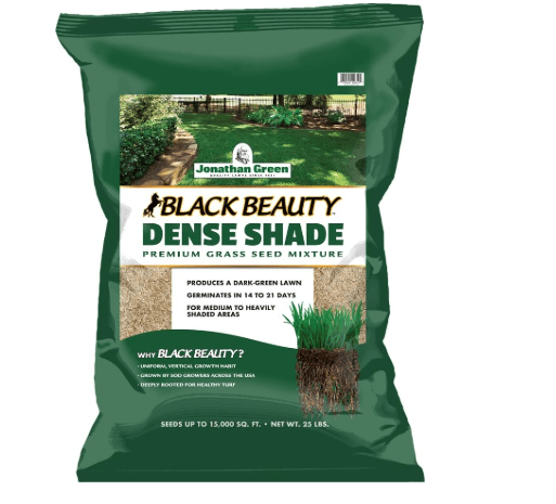  Jonathan Green (10610) Black Beauty Dense Shade Grass Seed - Cool Season Lawn Seed (25 lb)