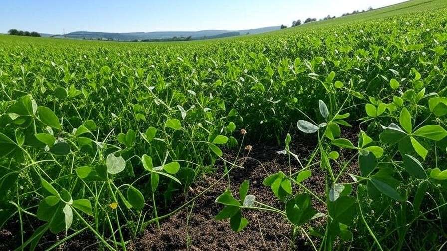 Sustainable organic peanut field promoting environmental health and biodiversity