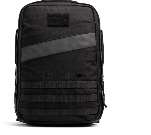 GORUCK Rucker 4.0 20L Black - Purpose Built Rucking Backpack, Military Weight Training Rucksack w/Ruck Plate Pocket and Extra Padded Straps
