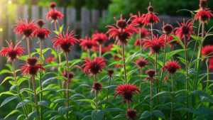 red perennial flowers