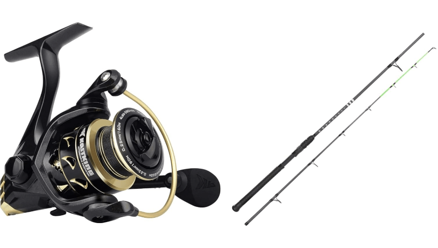KastKing Valiant Eagle Spinning Reels,KastKing Kong Fishing Rod, Spinning Rod 2 pc 8' MH