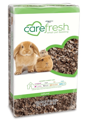 Carefresh 99% Dust-Free Natural Paper Small Pet Bedding with Odor Control, 30 L (Pack of 2)