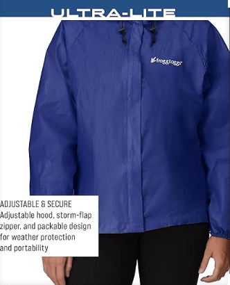 FROGG TOGGS Women's Ultra-lite2 Waterproof Breathable Rain Jacket