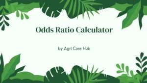 Odds Ratio Calculator