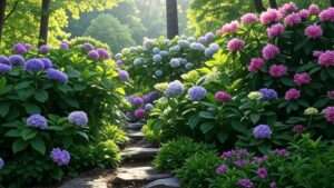 shrubs that flower in shade