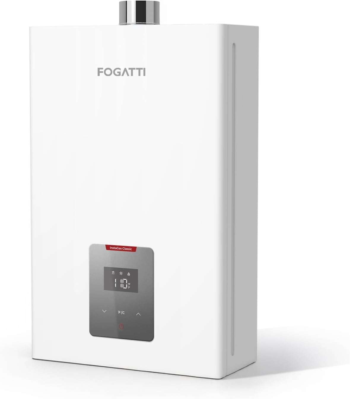 FOGATTI Tankless Water Heater Propane, Indoor Installation Up to 5.1 GPM, 120,000 BTU Instant Hot On demand Water Heater for Homes, Apartments and...