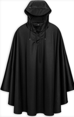 RAINS Cape - Waterproof Poncho with Hood Ponchos for Adults - For Men and Women