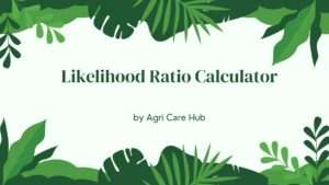 Likelihood Ratio Calculator
