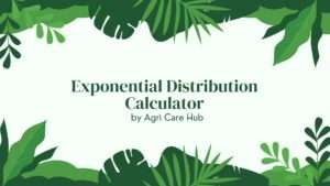 Exponential Distribution Calculator