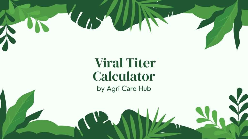 Viral Titer Calculator