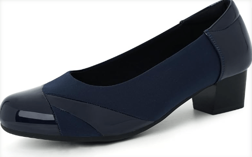 Ortho+rest Women Bunion Dress Shoes Low Heel Orthopedic Slip on Loafers Orthotic Pumps