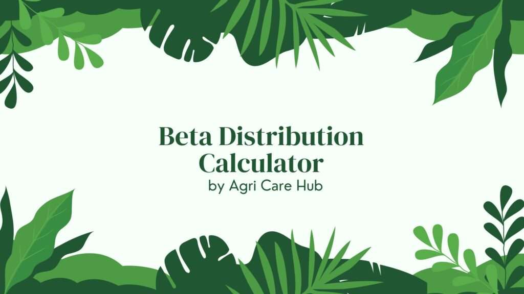 Beta Distribution Calculator