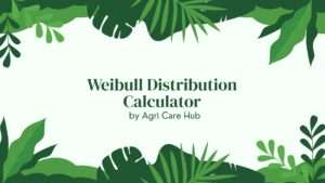 Weibull Distribution Calculator