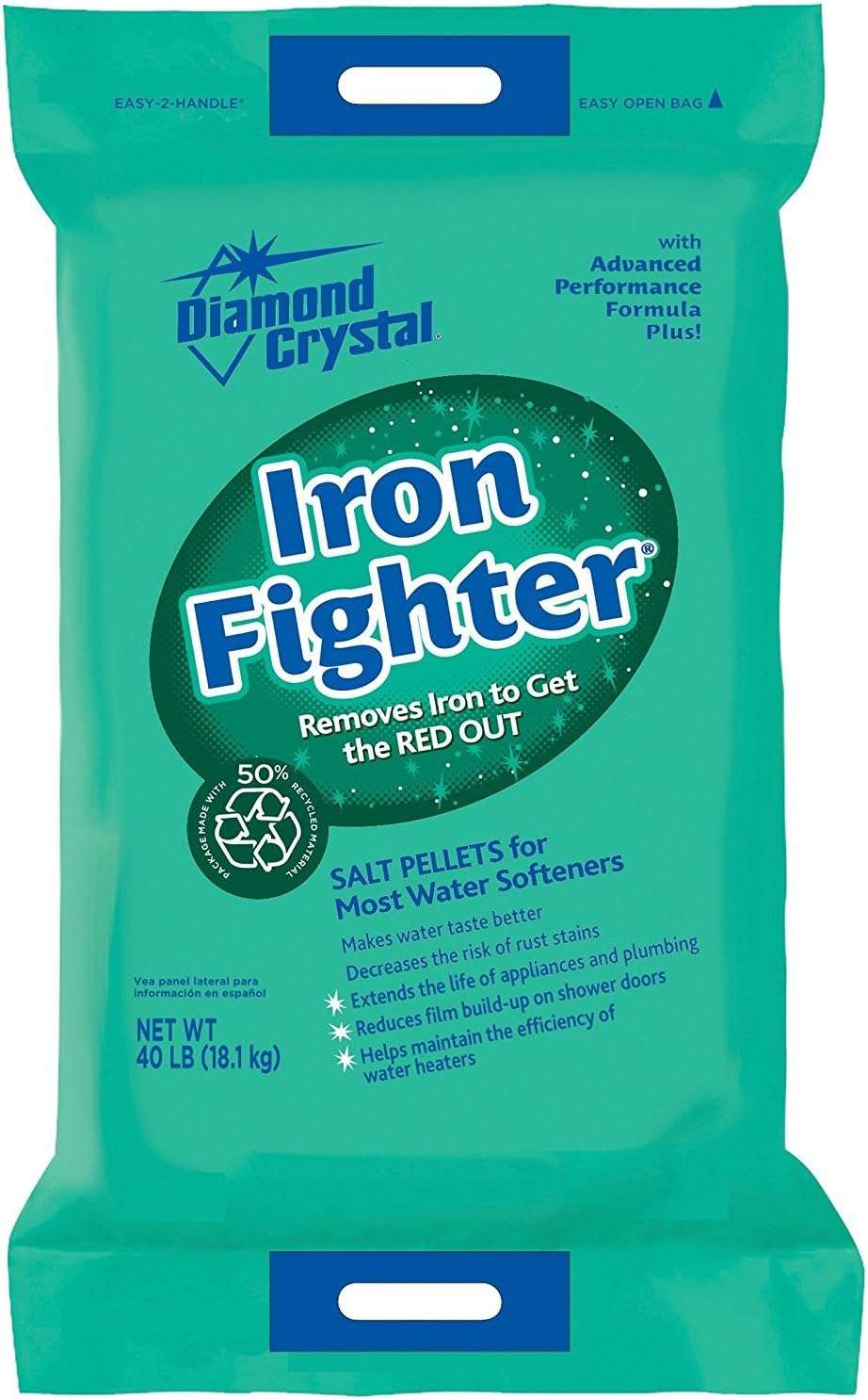 Diamond Crystal Iron Fighter Pellets Bag 40 Lb.