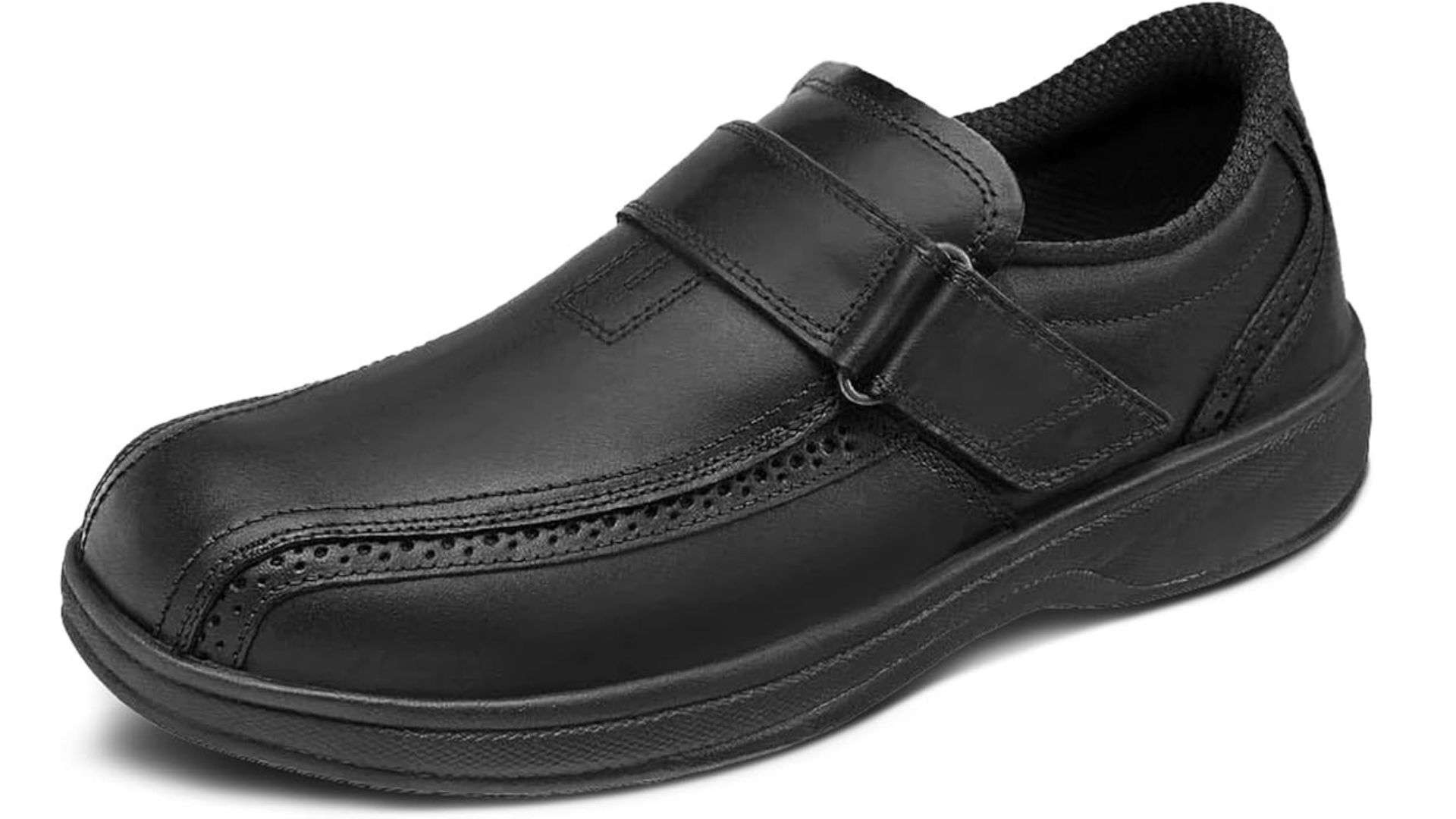 Orthofeet Men's Orthopedic Leather Lincoln Center Dress Shoes