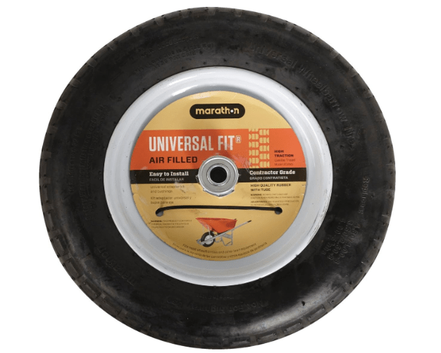 Marathon 20265 Universal Fit Air Filled Wheelbarrow Tire