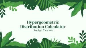 Hypergeometric Distribution Calculator