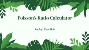 Poisson’s Ratio Calculator