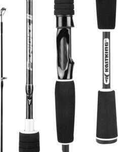  KastKing Perigee II Spinning & Casting Fishing Rods, Fuji O-Ring Line Guides, 24 Ton Carbon Fiber Casting and Spinning Rods - Two Pieces,Twin-Tip Rods...