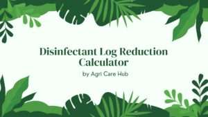 Disinfectant Log Reduction Calculator