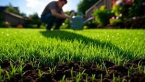 how often to water new grass seed