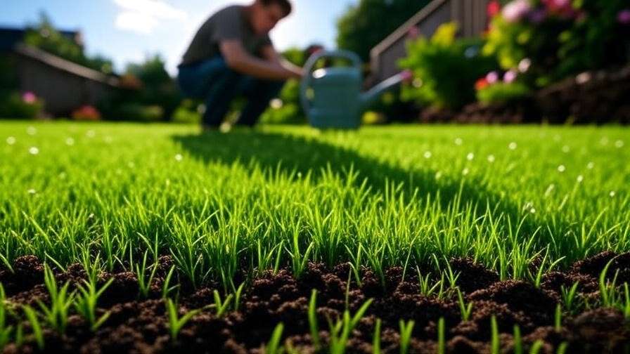 how often to water new grass seed