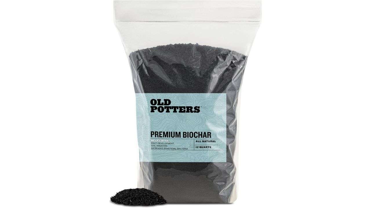 Premium Biochar Soil Enhancer – 100% Organic Charcoal Amendment for Improved Soil Health and Plant Growth (12 Quarts)