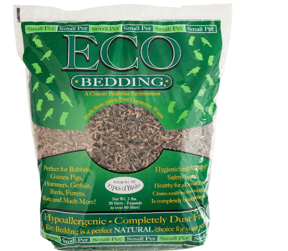 ECO BEDDING 99% Dust-Free Paper Bedding for Small Pets and Birds, Eco Natural, 1.5 lb - Safe, Clean, Ideal Nesting & Burrowing Material for Comfort