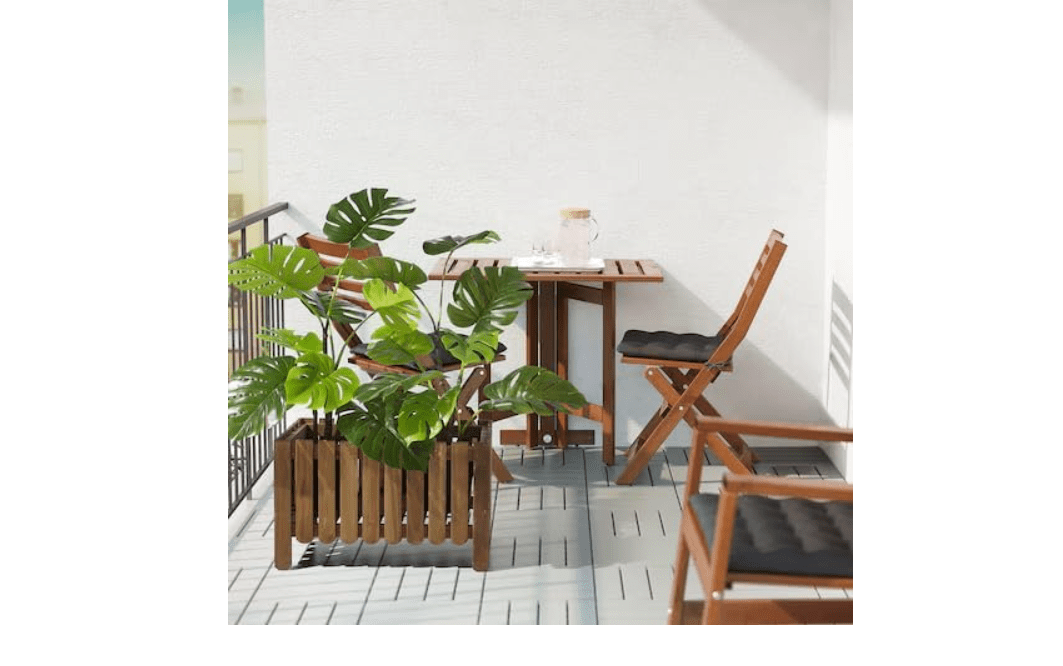FEJKA Artificial Monstera Plant – 7½ Inch Potted Faux Tropical Plant for Indoor & Outdoor Decor 