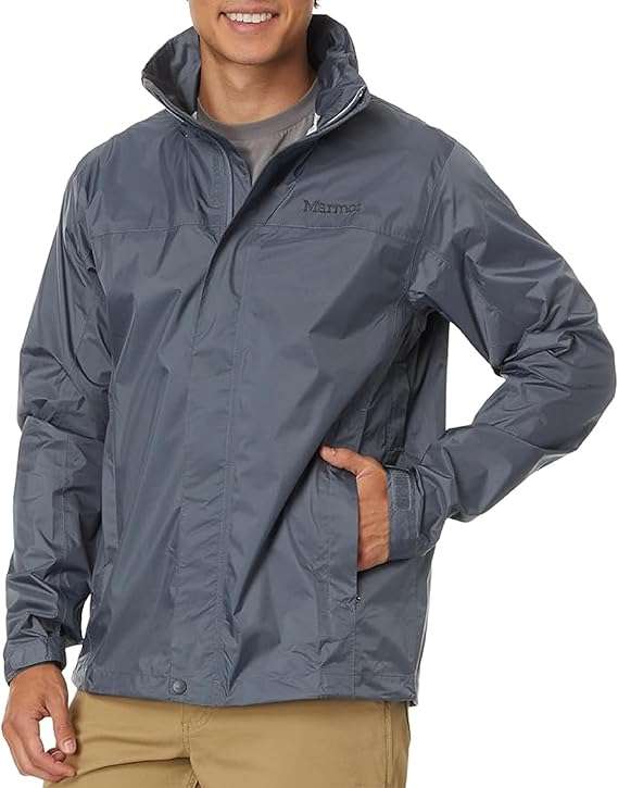MARMOT Men's Precip Eco Waterproof Rain Jacket - 100% Recycled, Breathable, Lightweight, Packable Raincoat 